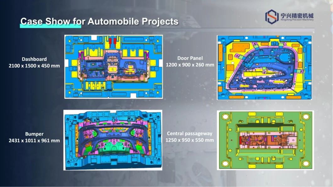 Plastic Injection Mold with Mould Multiple Die Cavity Die Casting Die Auto Parts Industy Mold Base